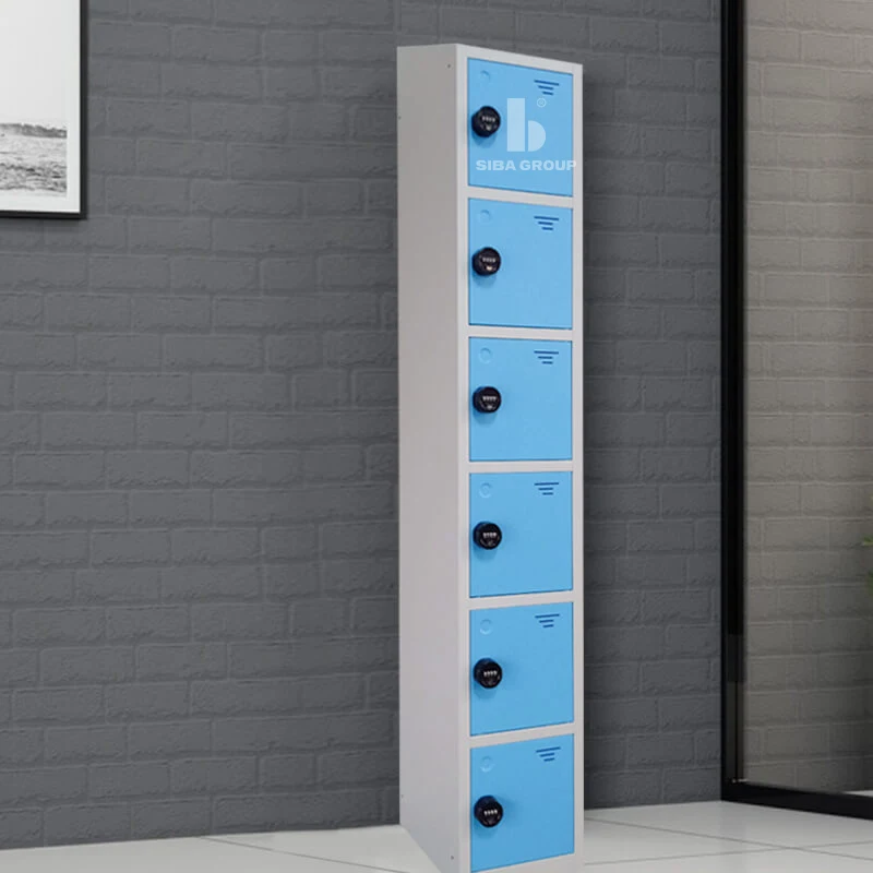 Hot Sale 6 Door Steel Gym Locker Cabinet For School Office