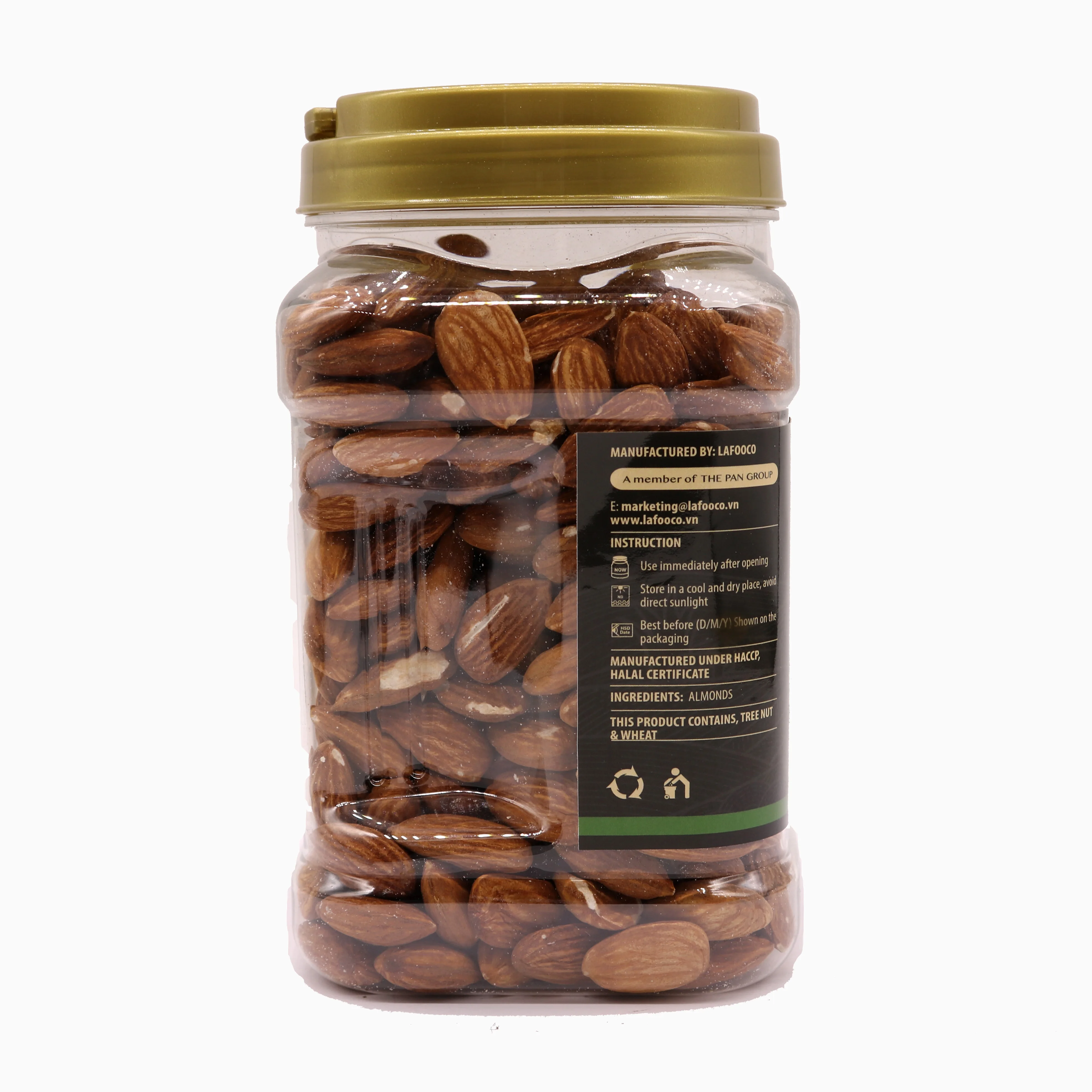ODM OEM Unsalted Almond 450g Jar Natural for Wholesale Top Grade 100% Natural Dried Free Sample