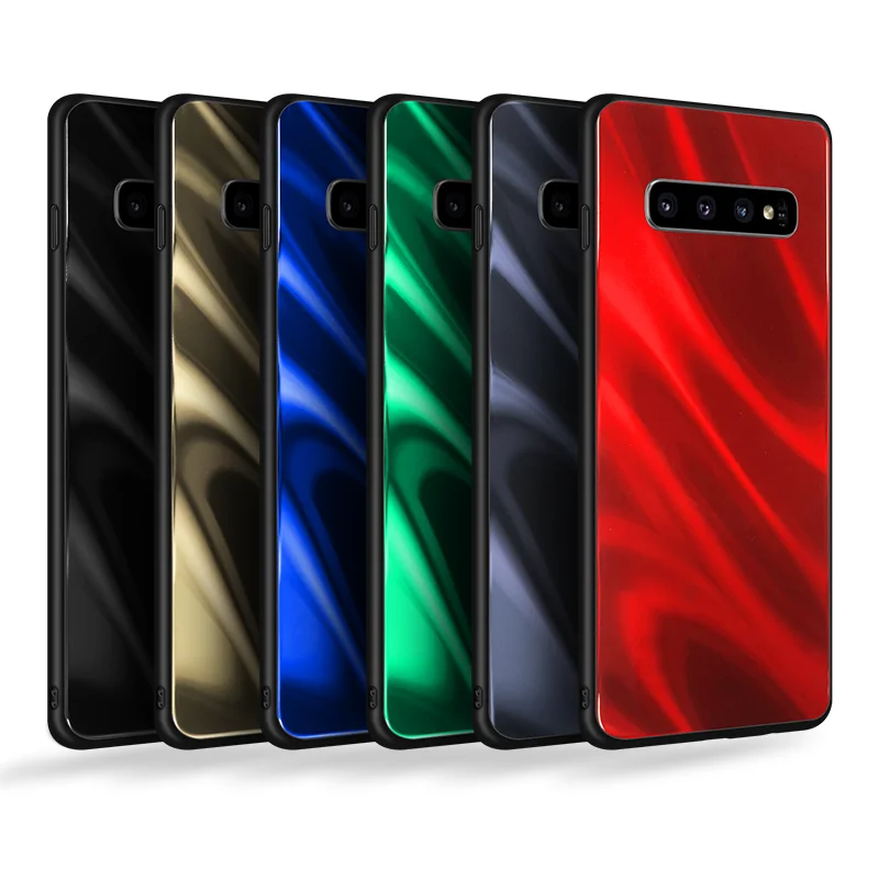  Яркий блестящий светоотражающий Чехол для мобильного телефона Samsung S10