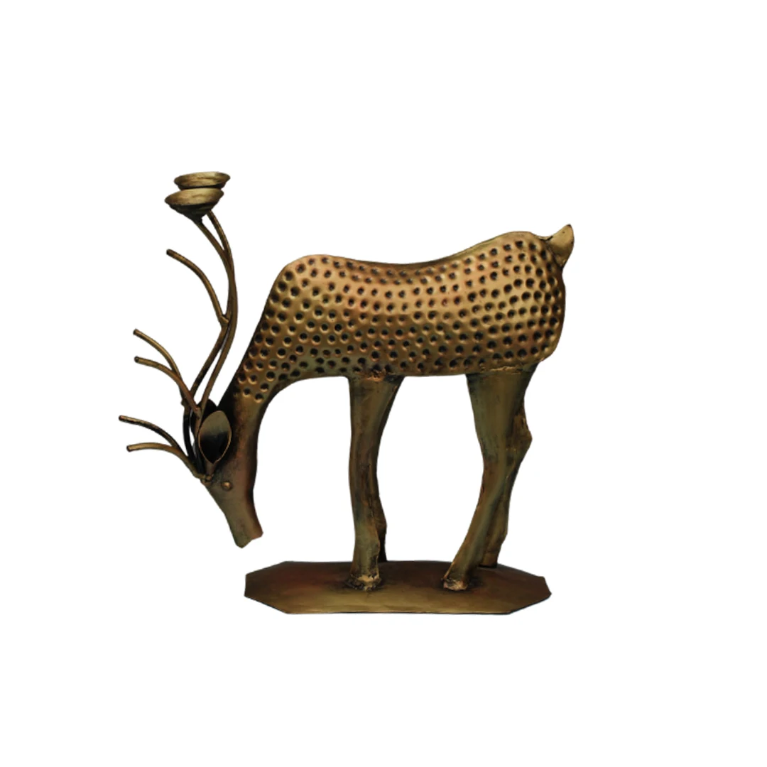 
DEER shape Newest Amazon Hot Selling Custom Decorative Metal eco friendly colors Luxury Party Office Home Table decoration 