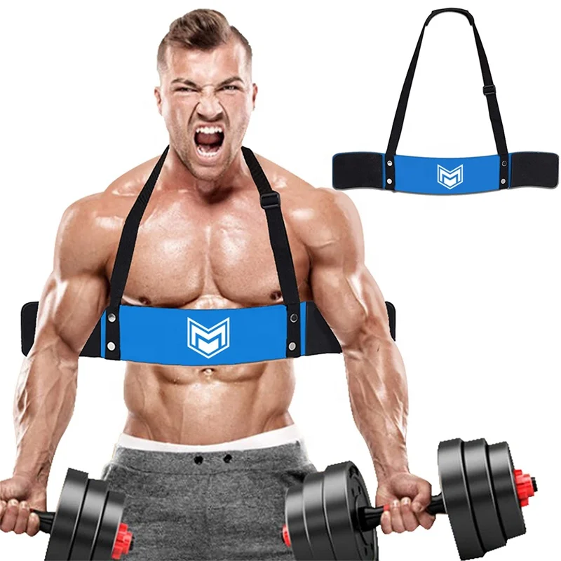 Amazon Sell Custom Weight Lifting Arm Blaster Bodybuilding Bicep Triceps Curl Bomber Arm Blaster Muscle Training Gym Equipment