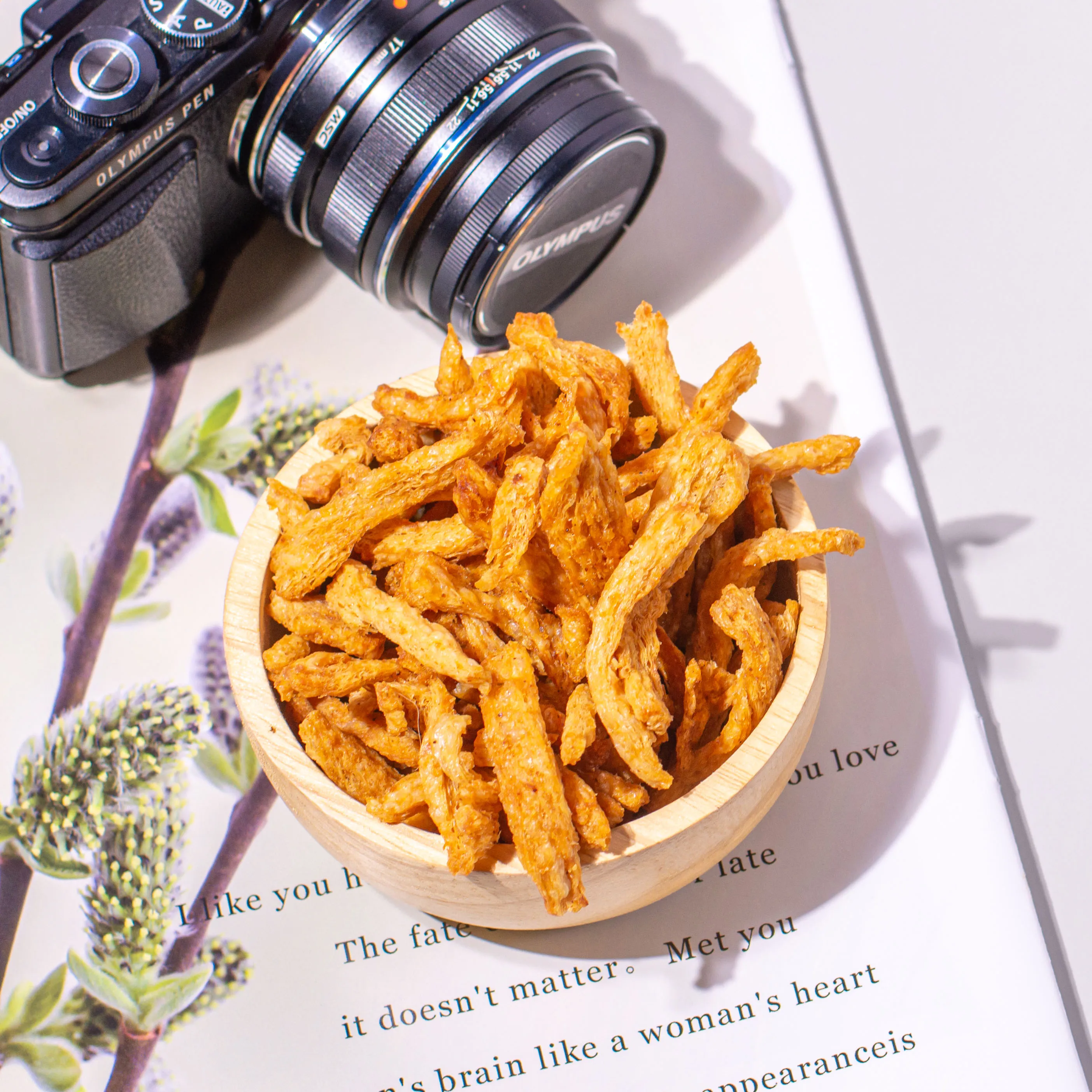 Popular Thai Snack Soy Protein Crisps Classic Truffle Flavor Vegan Snack High Quality Healthy Vegetable Snacks