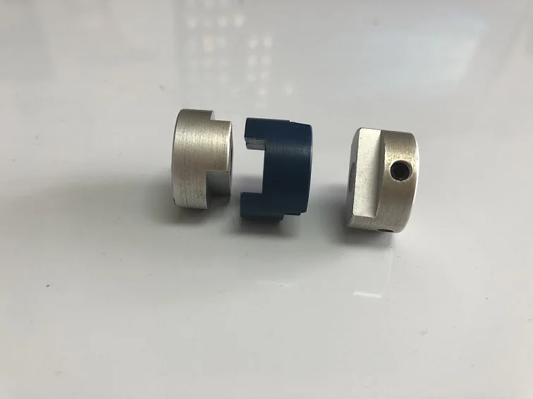 High-strength aluminum alloy oldham coupling Set screw stepper motor coupler