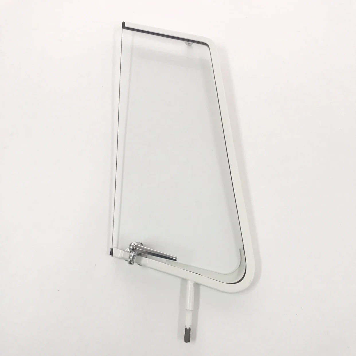 Quality 1/4 Vent Window Complete Kit Left Compatible with VW Type 2 Bus Split Screen 1950-1967 Paint in White