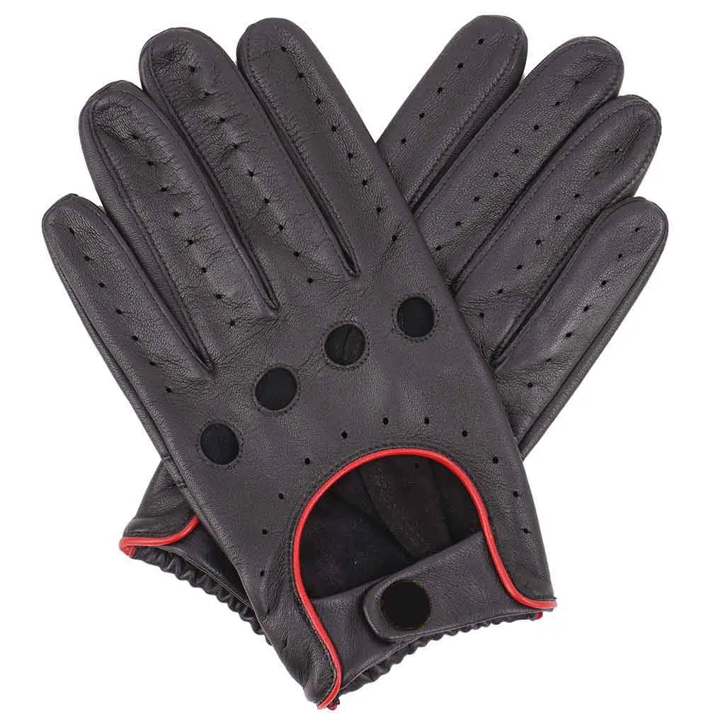 Перчатки мужские зимние из натуральной кожи теплые митенки овечьей шкуры для вождения