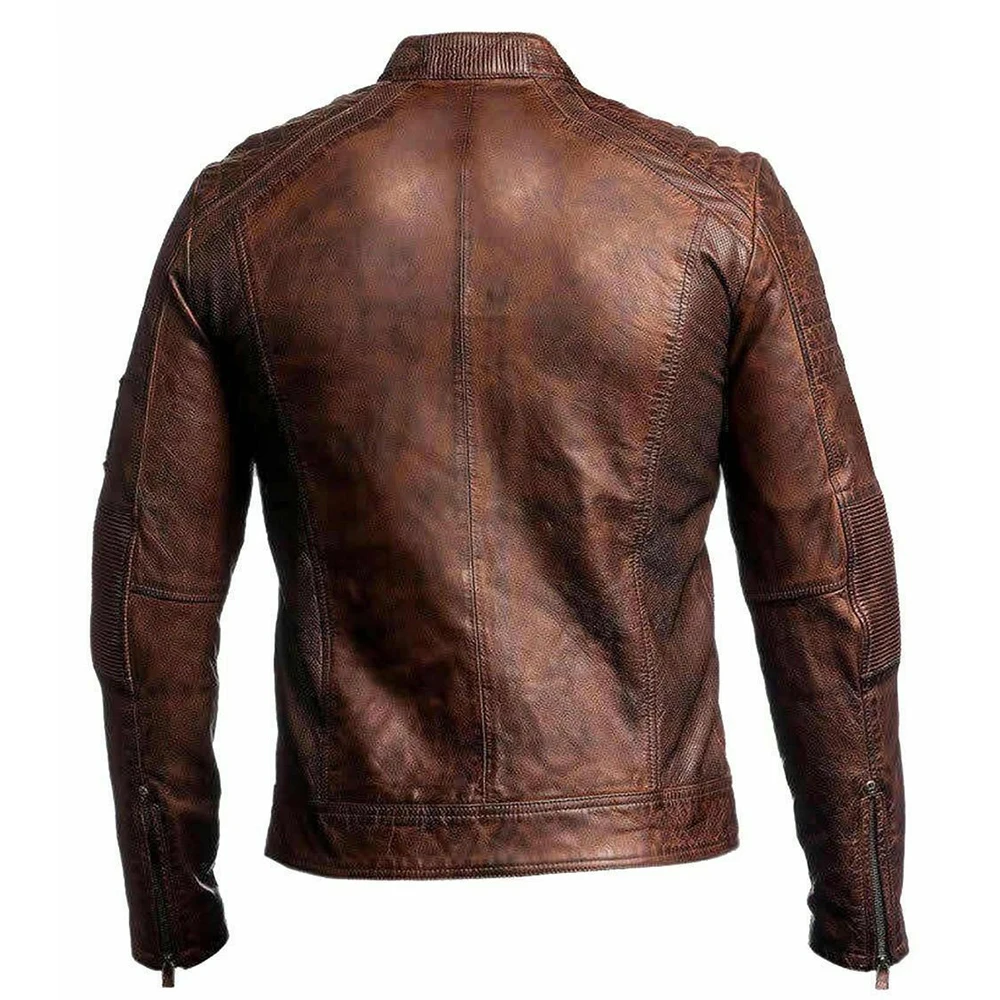 Customized Made Fashionable Leather Jacket New Design Fancy Jacket For Sale