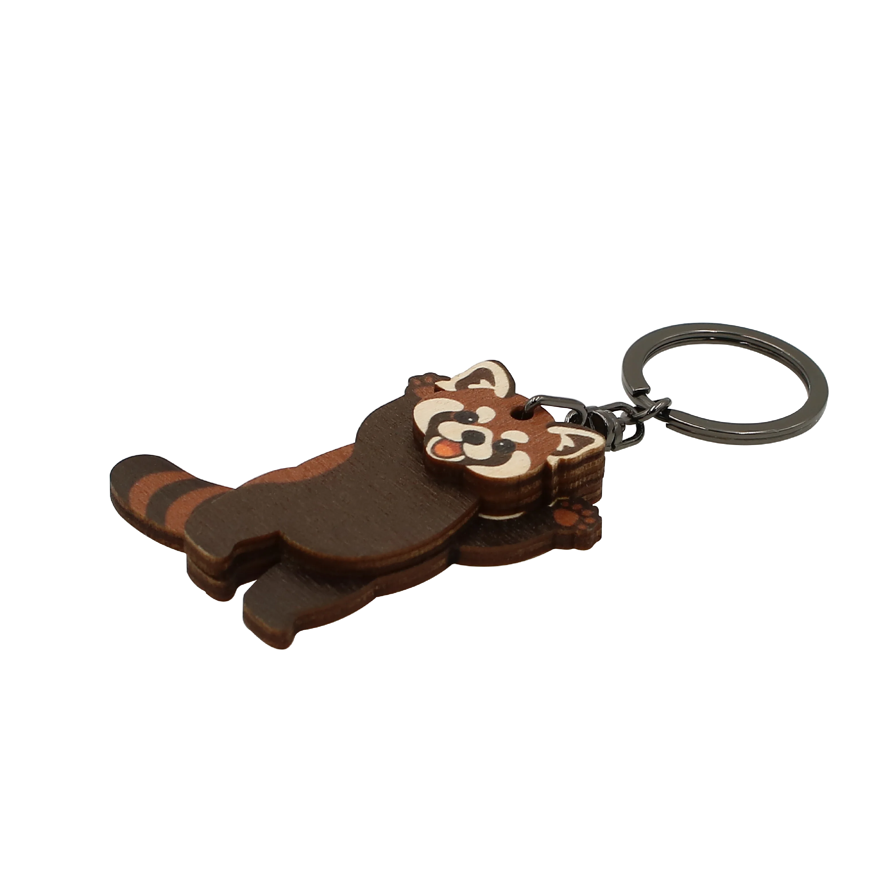 Енот 3D деревянный брелок сувениры для тематического парка зоопарка