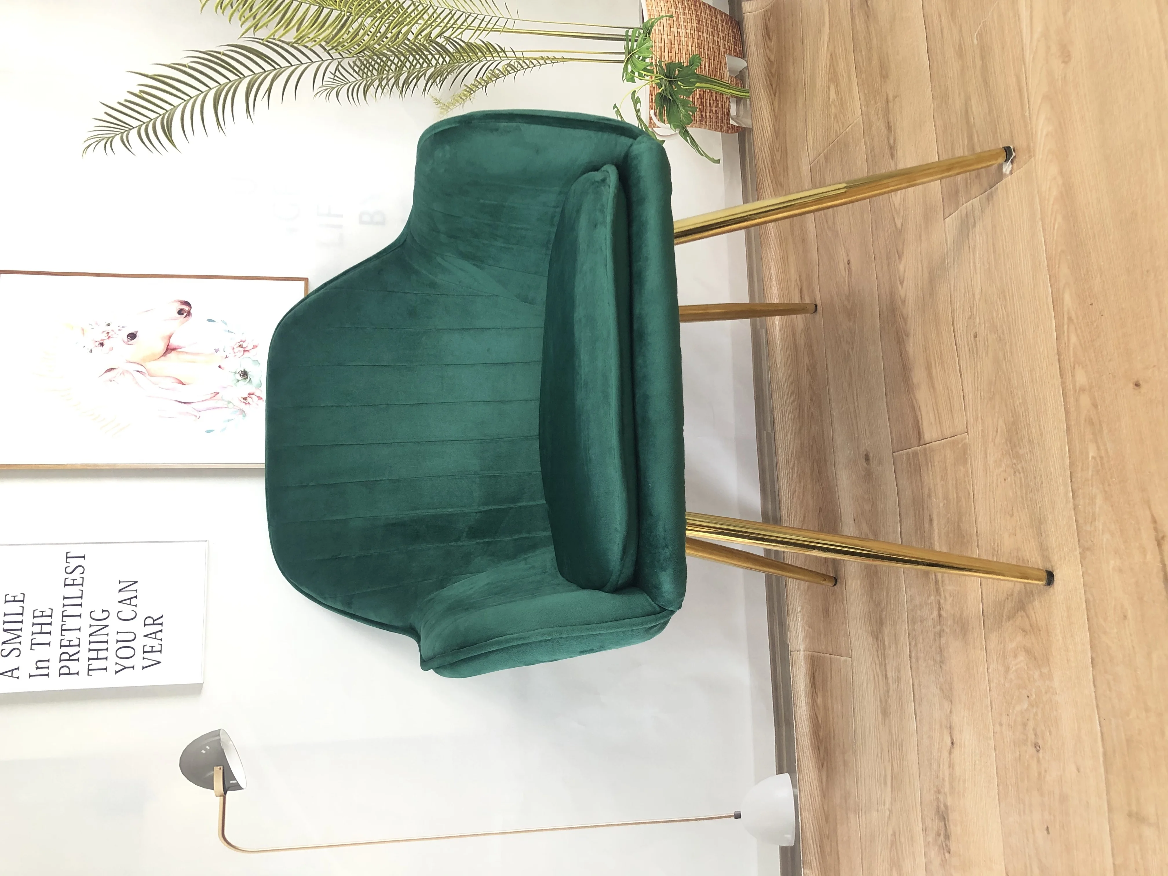 Home Furniture Modern Single Recliner Sofa Velvet Fabric Leisure Lounge Arm Chair Armchair for Living Room