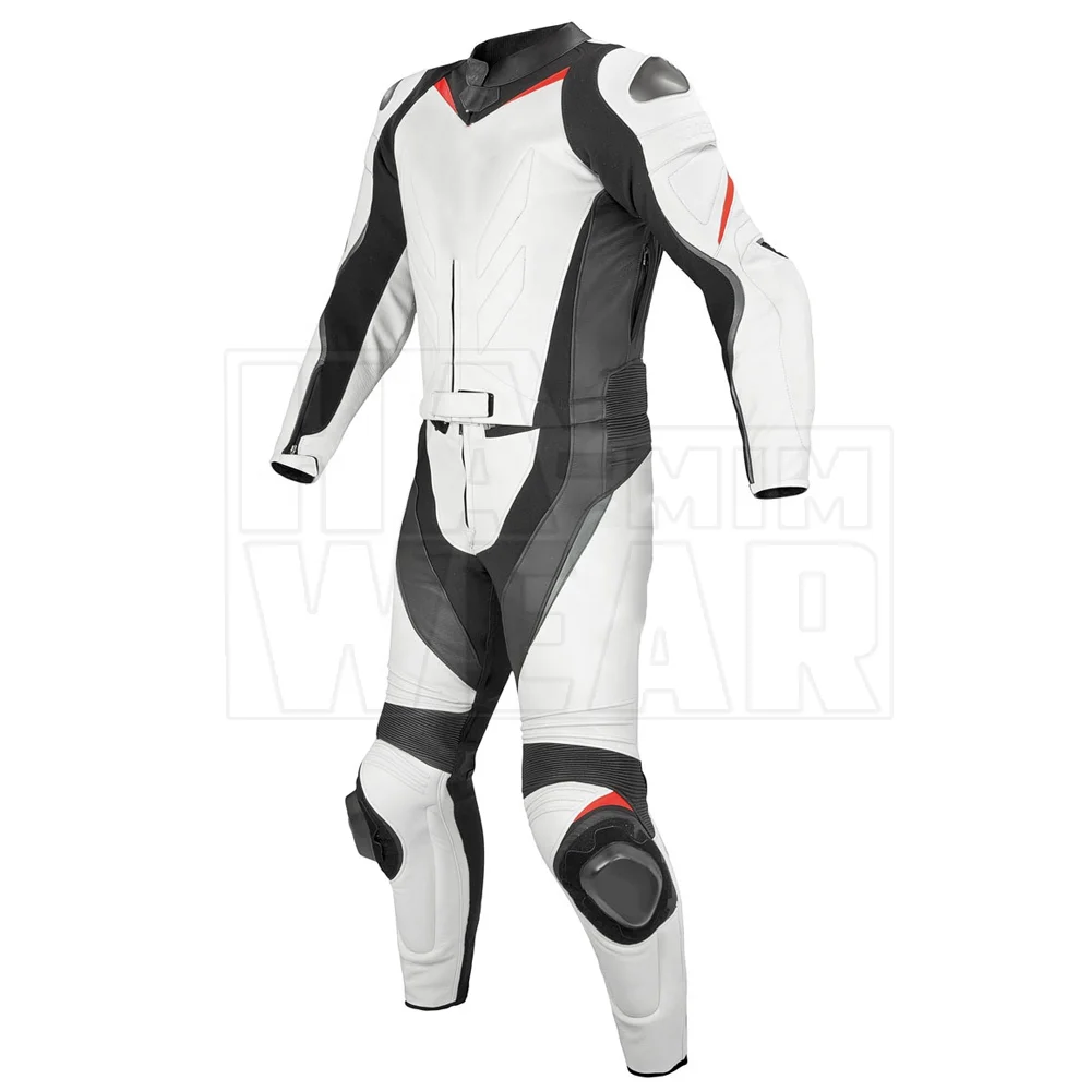 
Custom Made Motorbike Cowhide Biking Racing Sport Leather Suit Pure Genuine Leather High Speed Race Motorcycle Leather Suit 