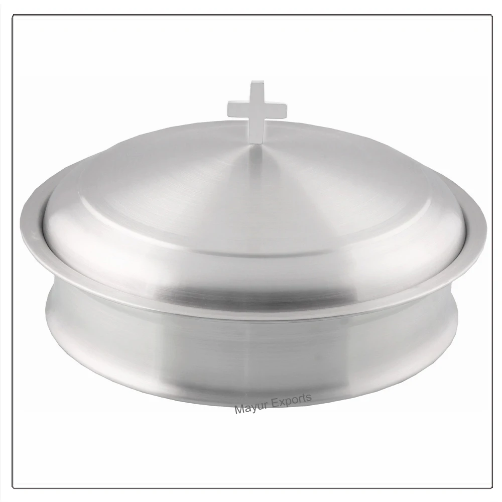 Stainless Steel Communion Tray Set One Communion Tray and One Cover