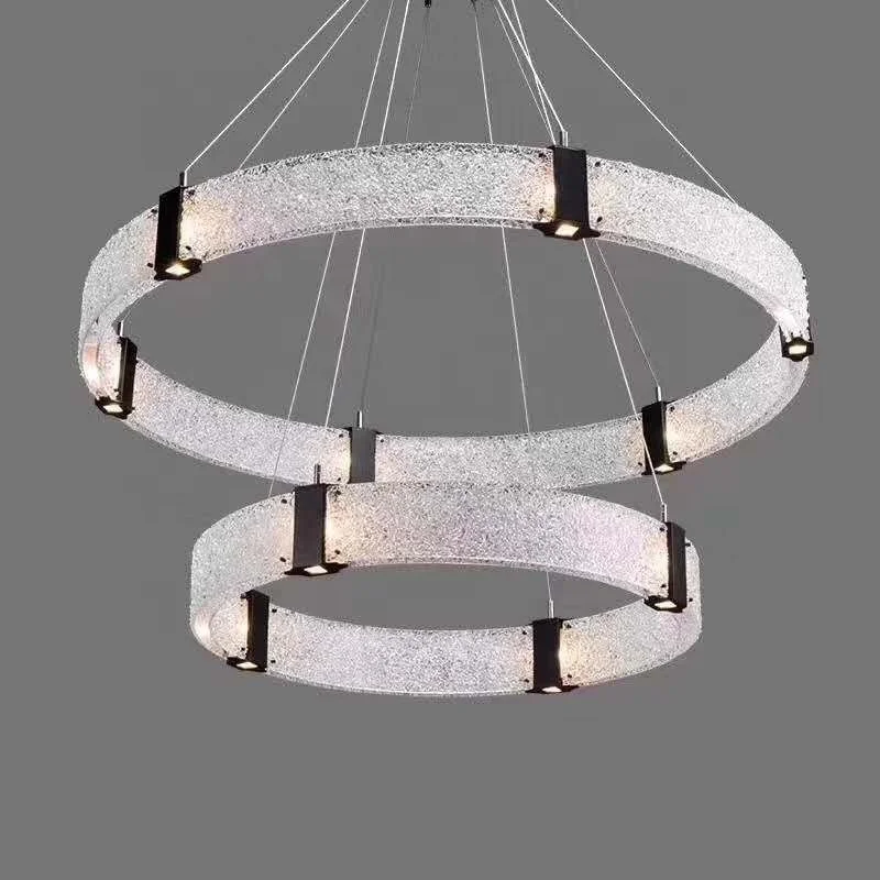 
Hotel customized custom project lamp light hanging chandelier pendant nordic European style 