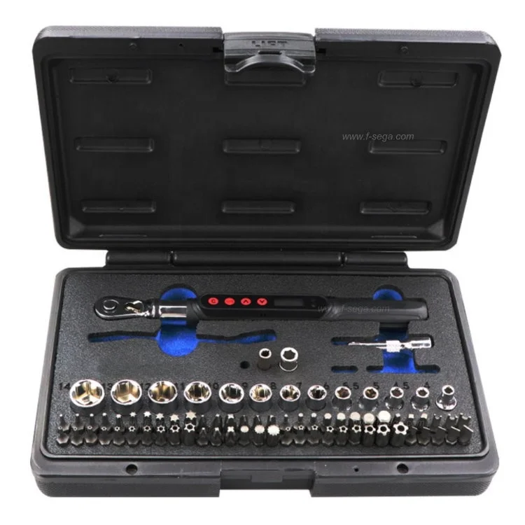 77 Pc, 6.35 Hex.( F ) Mini Digital Torque Screwdriver Tool Set