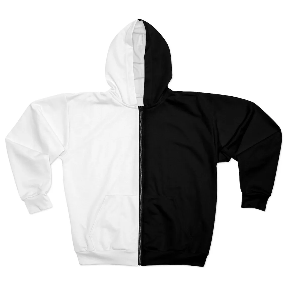 Женская черно-белая толстовка с