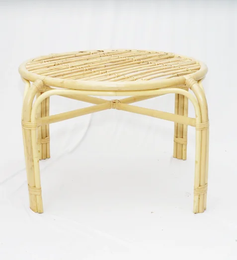 
Natural Rattan Handmade Round Table for Terrace and Living room Furniture 