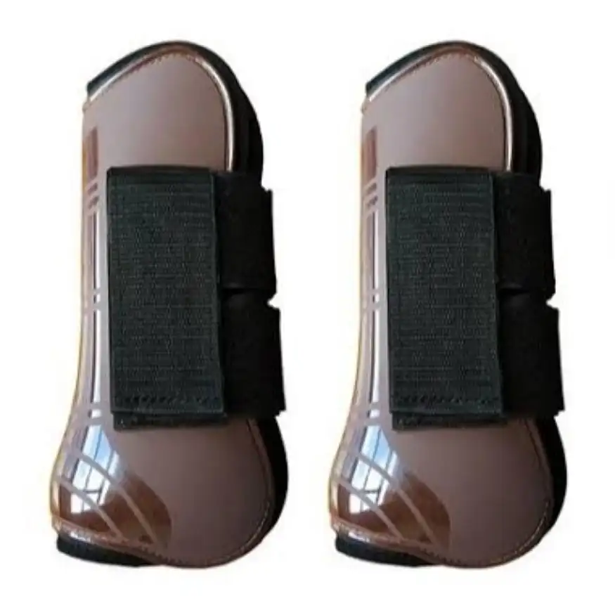 Horse Tendon Boots Perforated/ventilated Pu Leather Customized Accepted Pair Custom/any Size/Wholesale Factory Price Top Selling