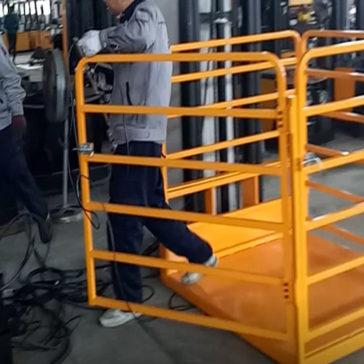 Vertical wall mounted electric warehouse cargo 6m 8m 10m one floor lift Lifting Platform