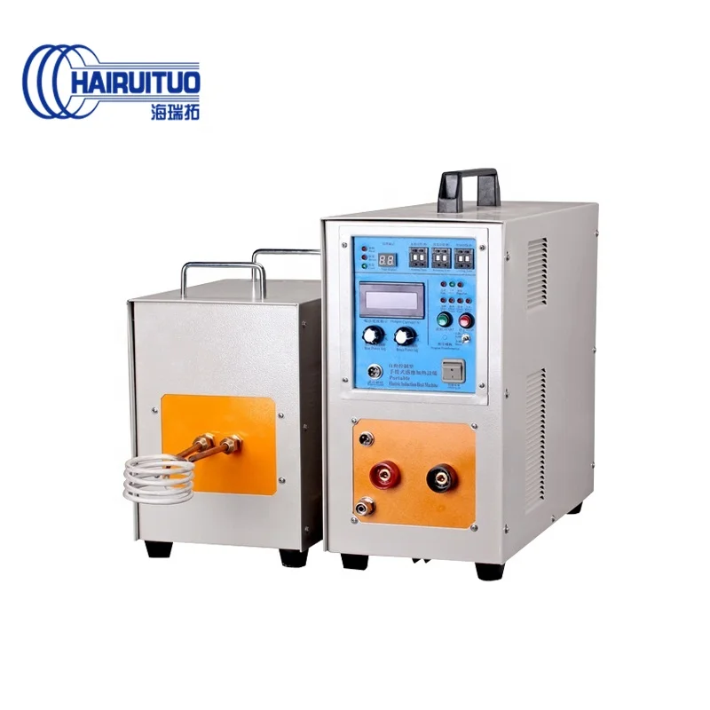 High frequency heating machine 20kw induction metal melting furnace gold copper silver