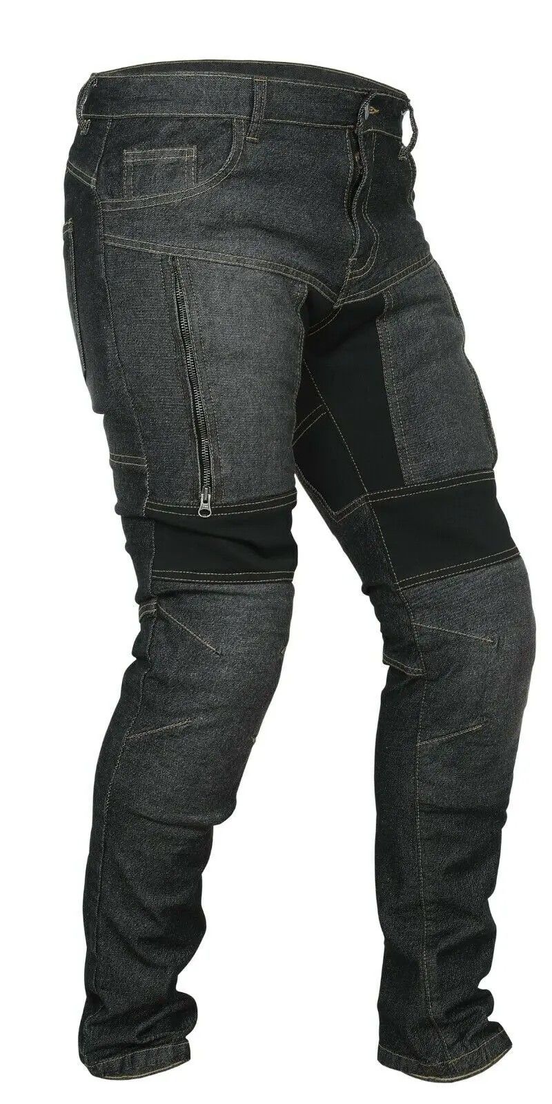 Mens Motorcycle Jeans Motorbike Pants Rider Protective Lining made with Lining Motorcycle Jeans denim Jeans Pants