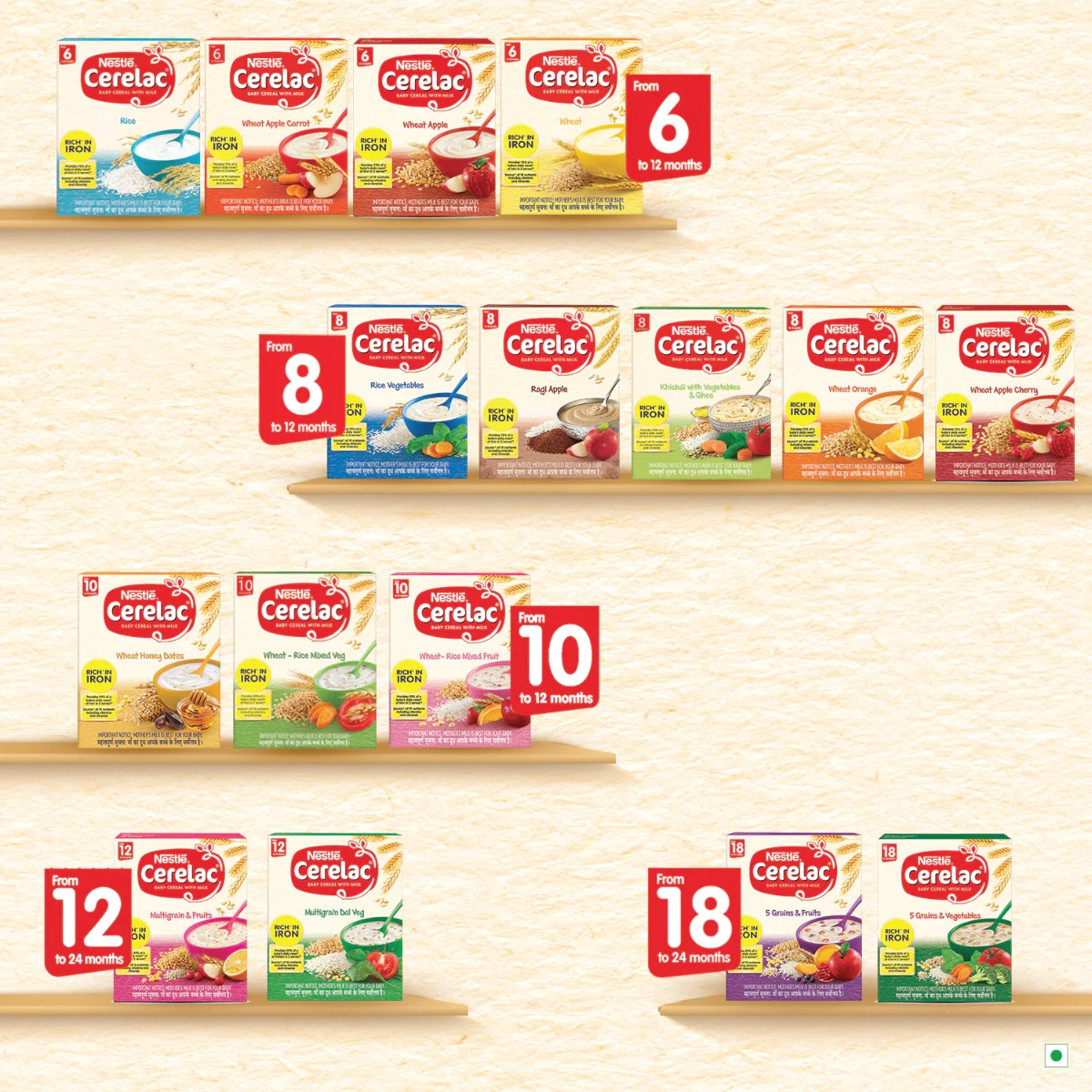Yummy Cerelac Infant Cereals Wheat & Honey