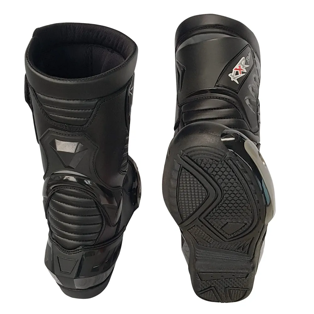 Motorbike Riding Boots Men And Women Motorcycle Leather Boots Touring Racing Sports Shoes For Sale