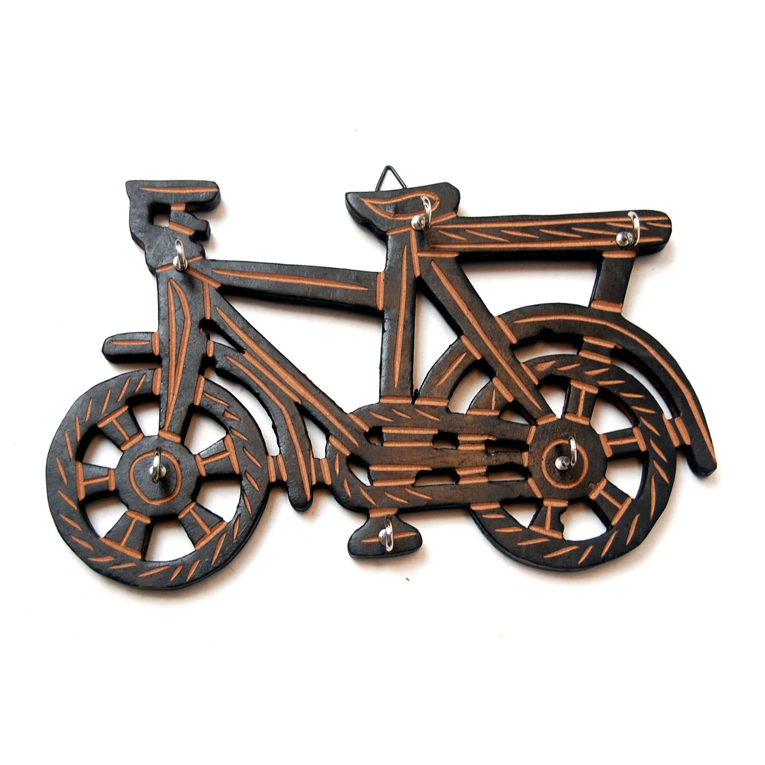 Promotional Home Decorative Phone Holder Chair Shape Key Chain Holder with Wood for Gifts kids and Home Decoration