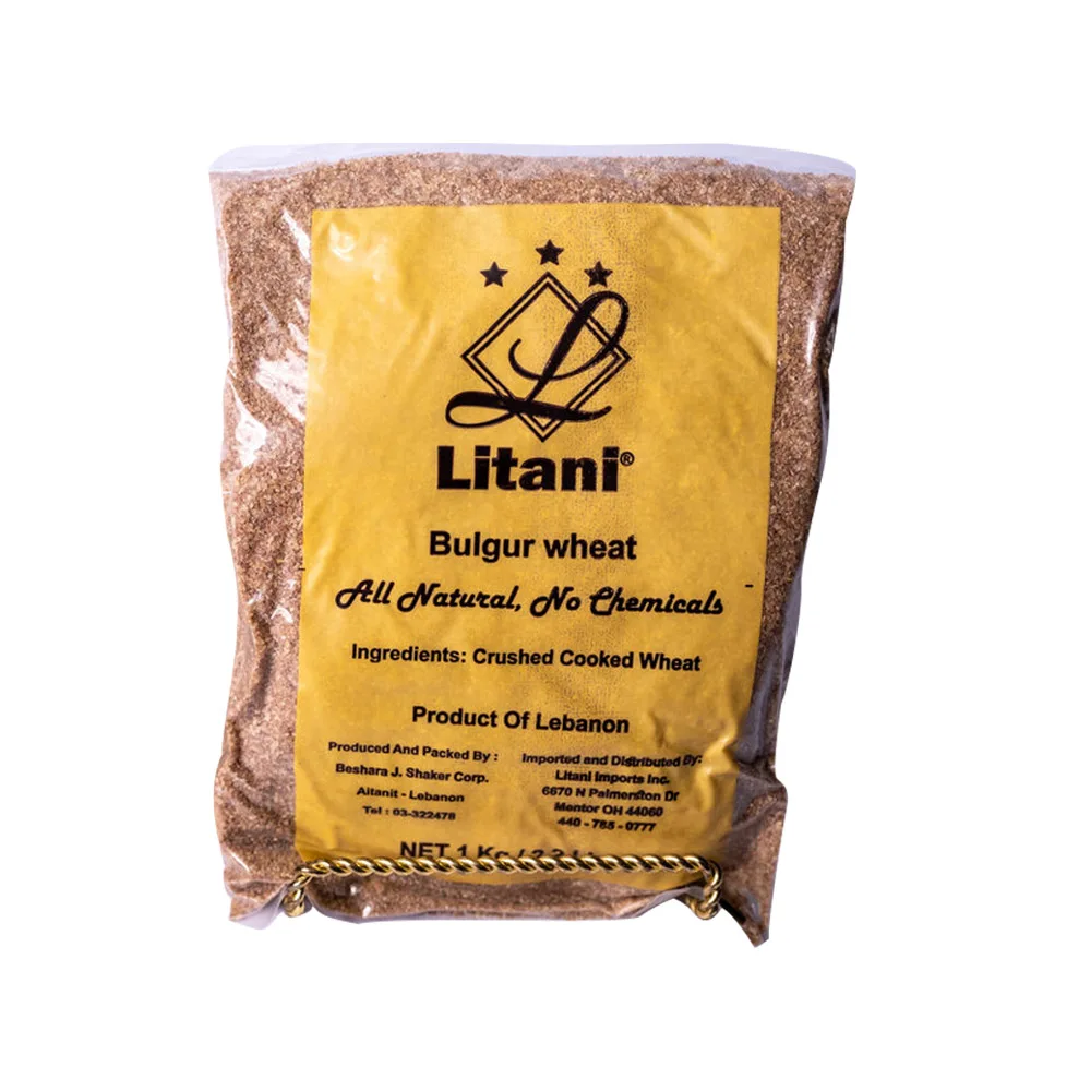 Litani Products Premium Quality Bulgur Wheat 1 kg / 2.2 lbs Wheat Wholesale Export Wheat