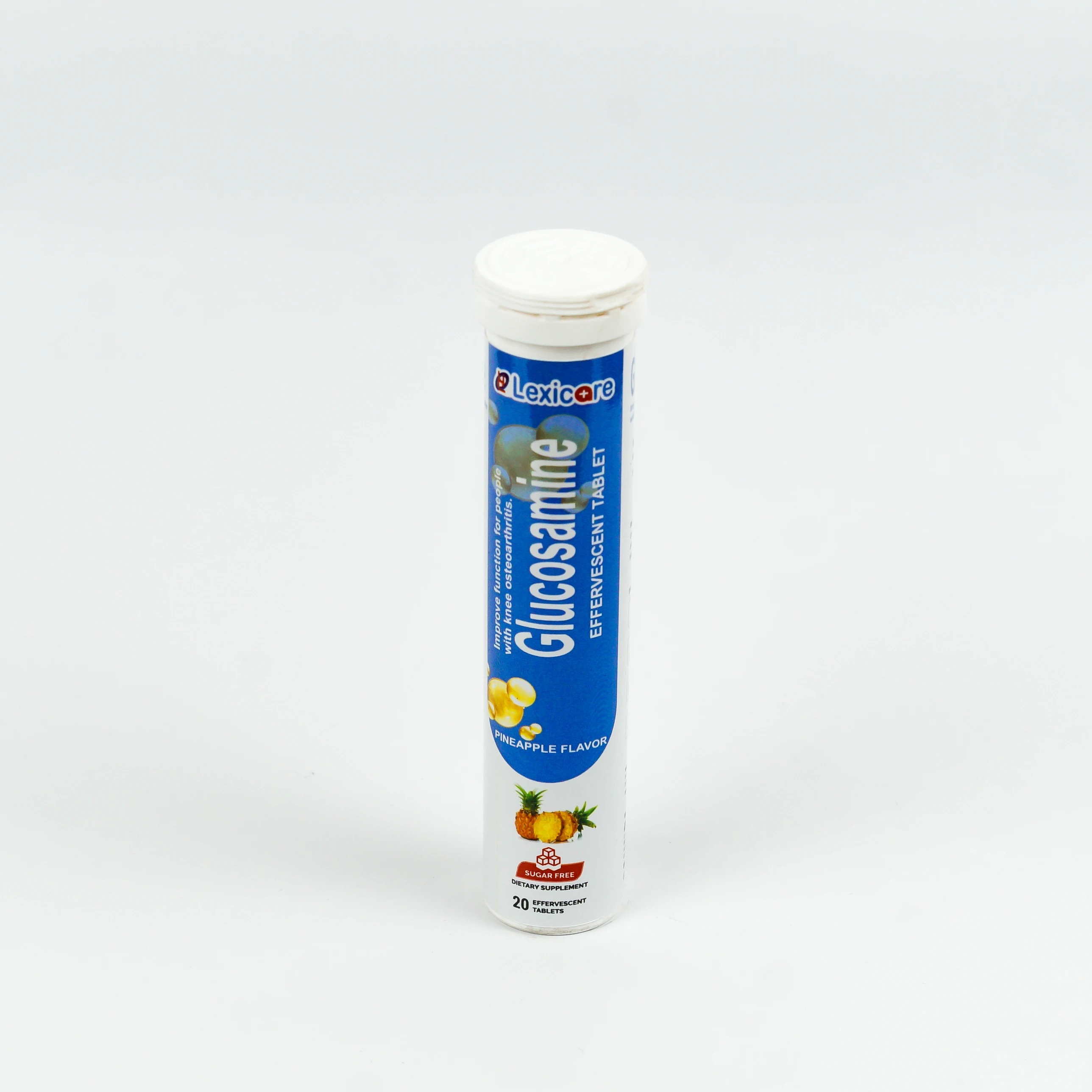 Glucosamine Chondroitin MSM Vitamina C Effervescent Tablet Support Bone Density Supplement For Back Knees Hands