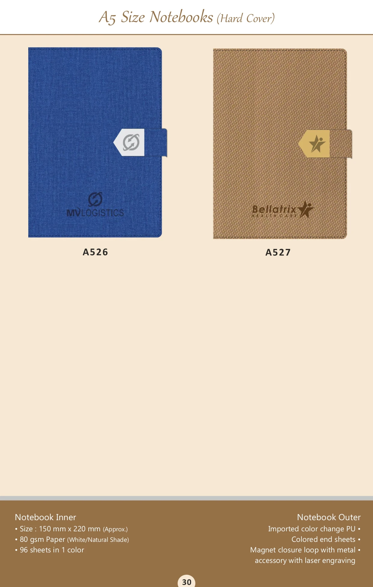 Trending Diary With Magnet Metal Fitting for Closet A5 High Quality Leather Notebook Hardcover Journal Diary Magnetic Buckle