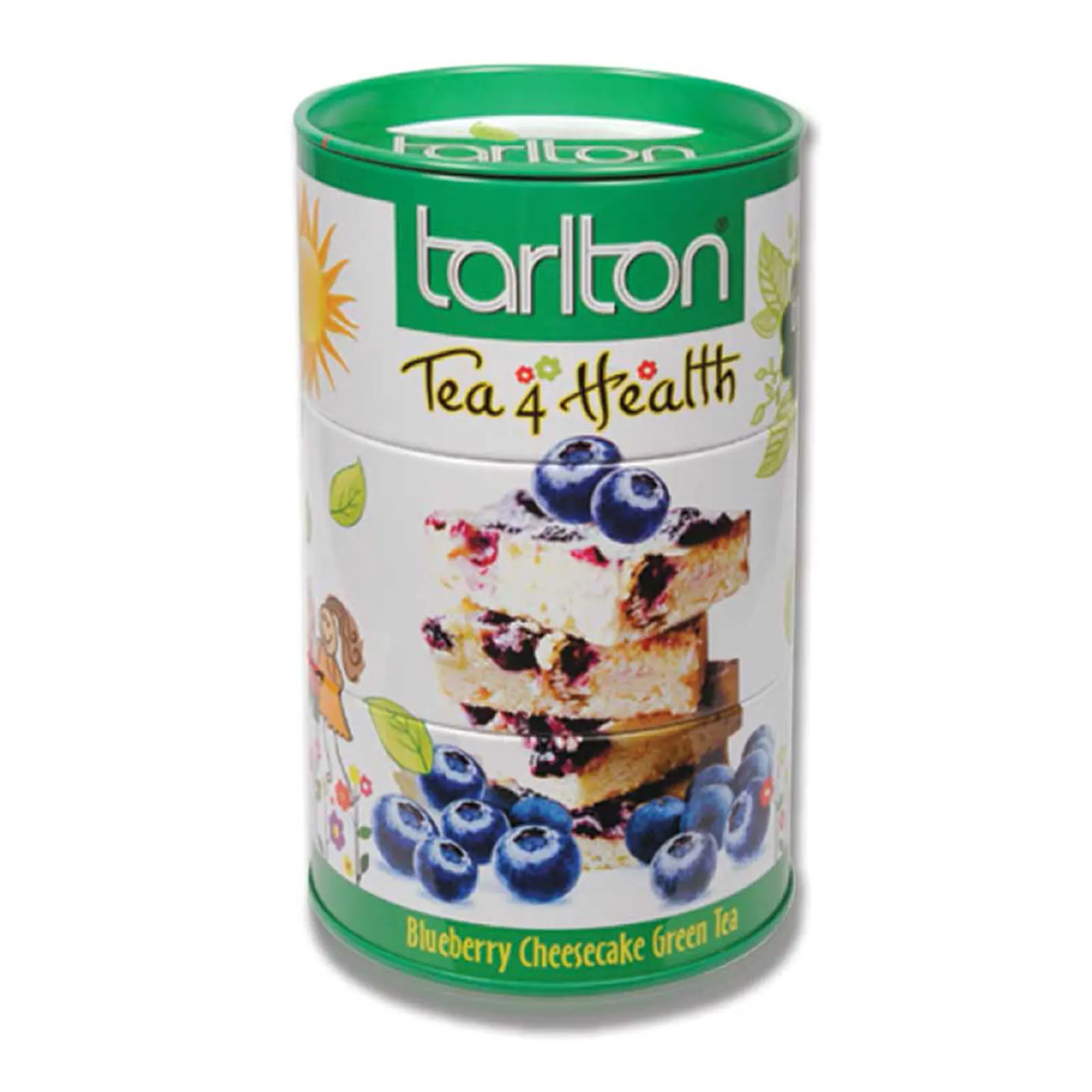 
Flavoured Green Tea in Till Tin // Tarlton Tea 4 Health // Ceylon Green Tea 100g 