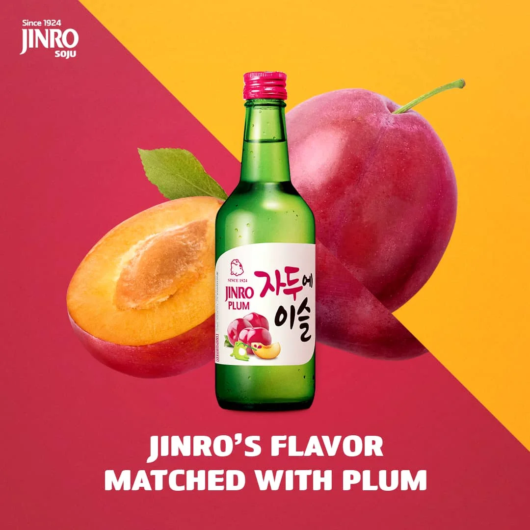  Стеклянная бутылка для спирта Soju питательная клубника в корейском стиле хорошего качества 16.9%