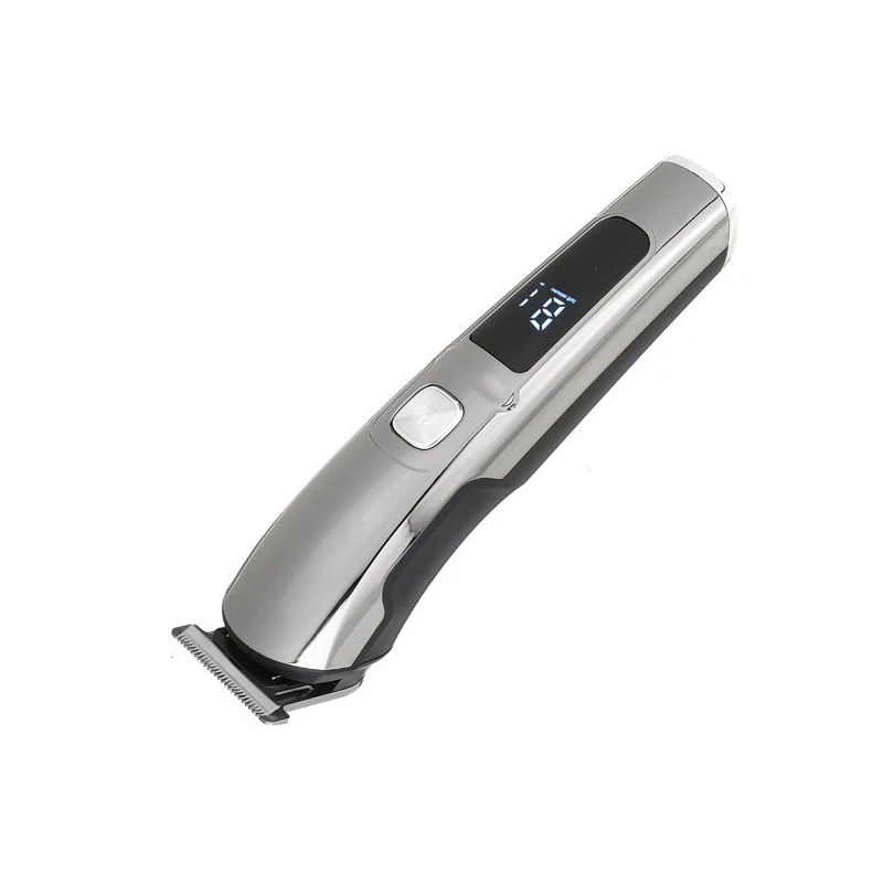 Dropshipping hair trimmer LCD digital display beard USB electric
