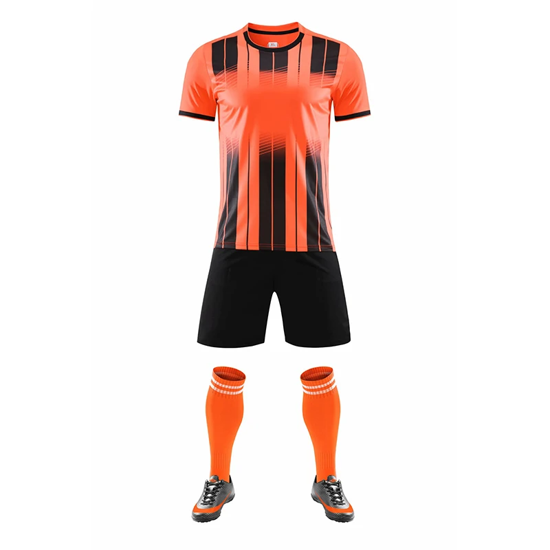 Wholesale Cheap Price Sublimation Football Kits  colorized cricket jersey sets   dj set for kids