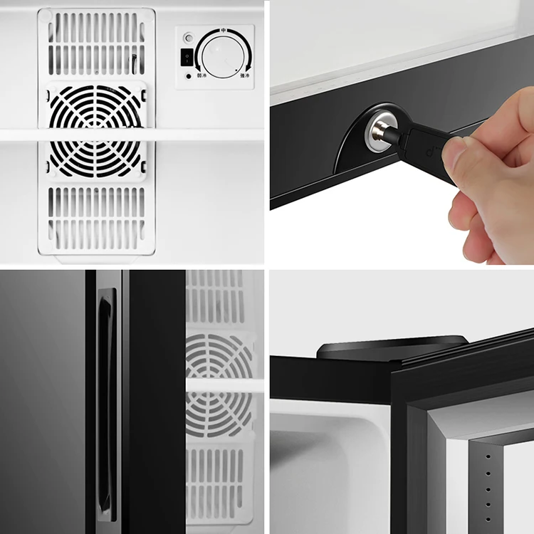 Refrigerators Manufacturers 20L Home Compact Hotel Cold Beer Display Fridge Single Door Retro-style Mini Bar Fridge Refrigerator