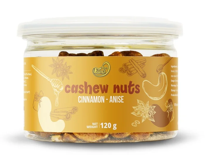  Вьетнамские орехи закуска жареные кешью со звездным Анисом-корицей-HUYNH GIA Agro-120 г/300 г/500 г
