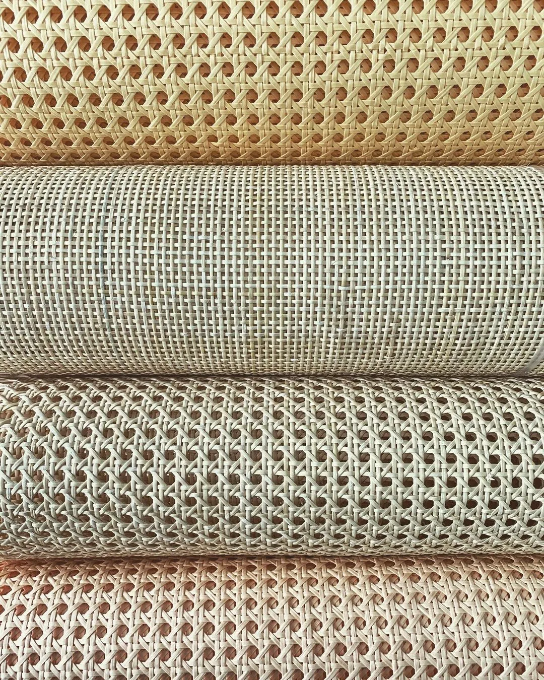600mm wide Rustic Rattan Cane Webbing Panels for Furniture Restoration Ms Rosie :+84974399971 (WS)