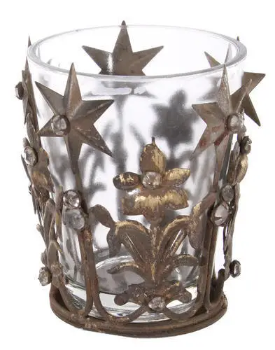 Металлическая Корона подсвечник для декоративного предмета