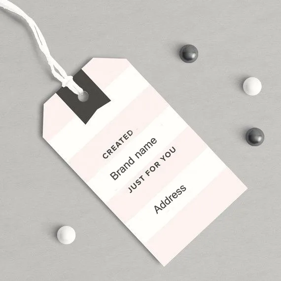 
OEM Printed Logo Garment Hang Tags/Custom Product Clothing Garment Accessories Swing Hang Tag 