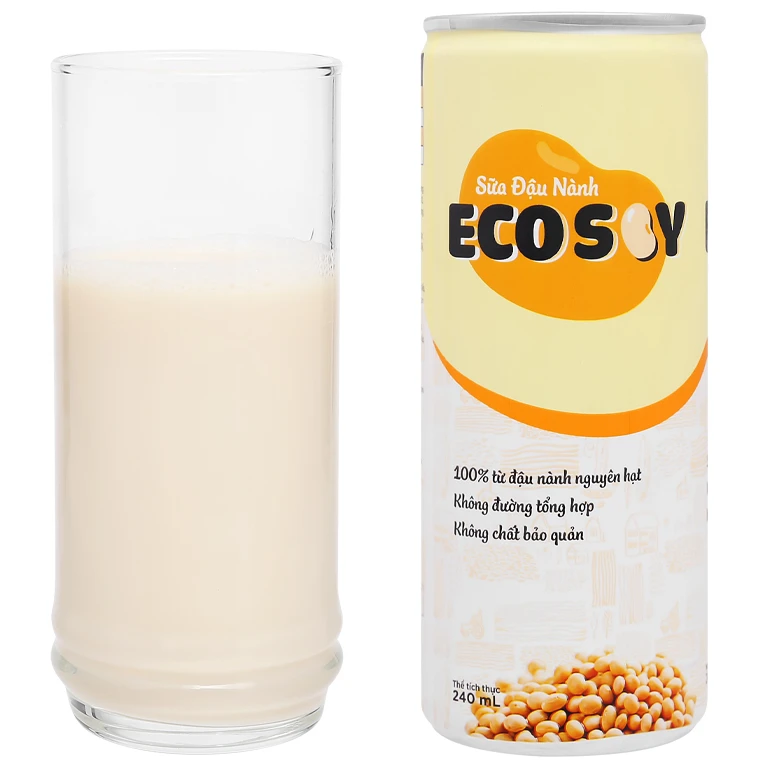 Soya Milk Pandan Flavor 240ml in can So Yummy Healthy Affordable Price for Wholesale