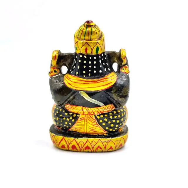 Labradorite Painting Ganesh Lord Ganesha Vinayaka Ganapati Statue carving labradorite stone