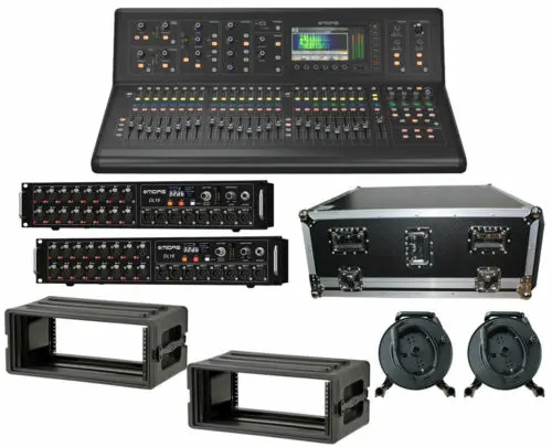 Качественный цифровой миксер для прямого эфира M32R + сценический бокс DL32 катушка с сетевым кабелем Cat5