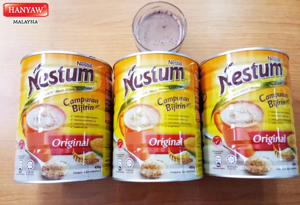 [Малайзия] Быстрая доставка + Halal Сертифицированный Nestum весь семейный олово для хлопьев-оригинал (12 Олово X 450 г/картонная
