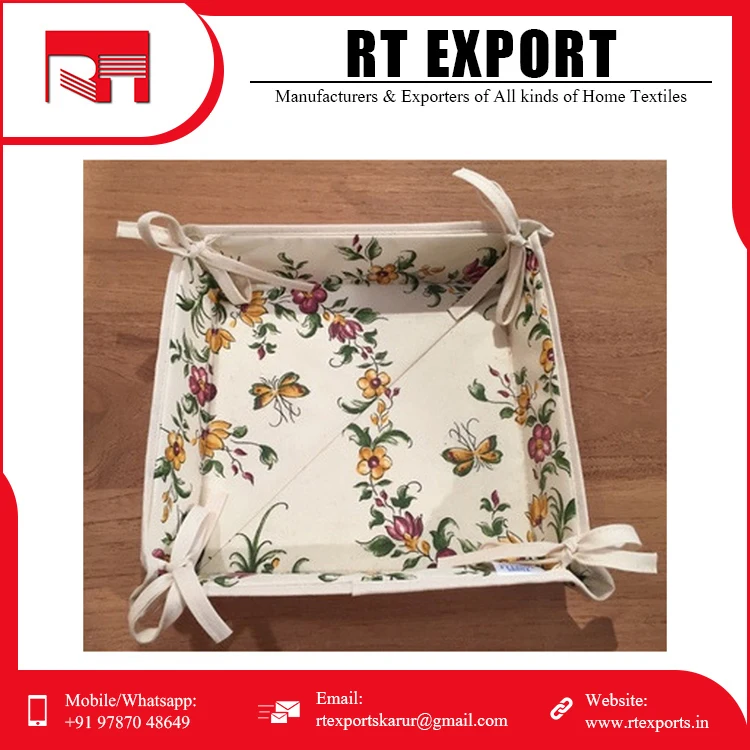 Best Selling Product Bread Basket Cotton Basket Top Quality At Wholesale Price .