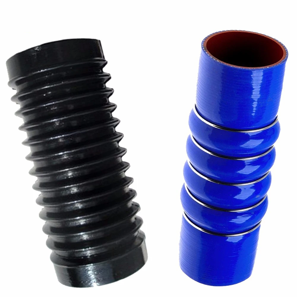 Customized flexible rubber EPDM SIlicone corrugated hose