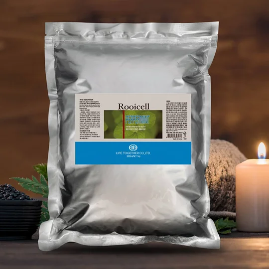 ISO GMP Korean Cosmetics best natural nourishing moisturizing skin damage recovering Eucalyptus facial modelling mask 1kg