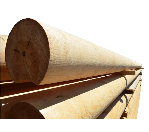 Indoor / outdoor houses construction wood rounded logs