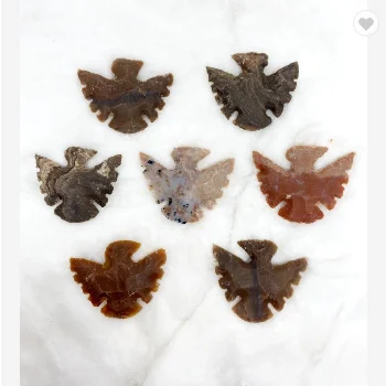 Необычная яшма наконечники орла изготовление ювелирных изделий и обмотка проволоки красивая демонстрационная деталь индейские