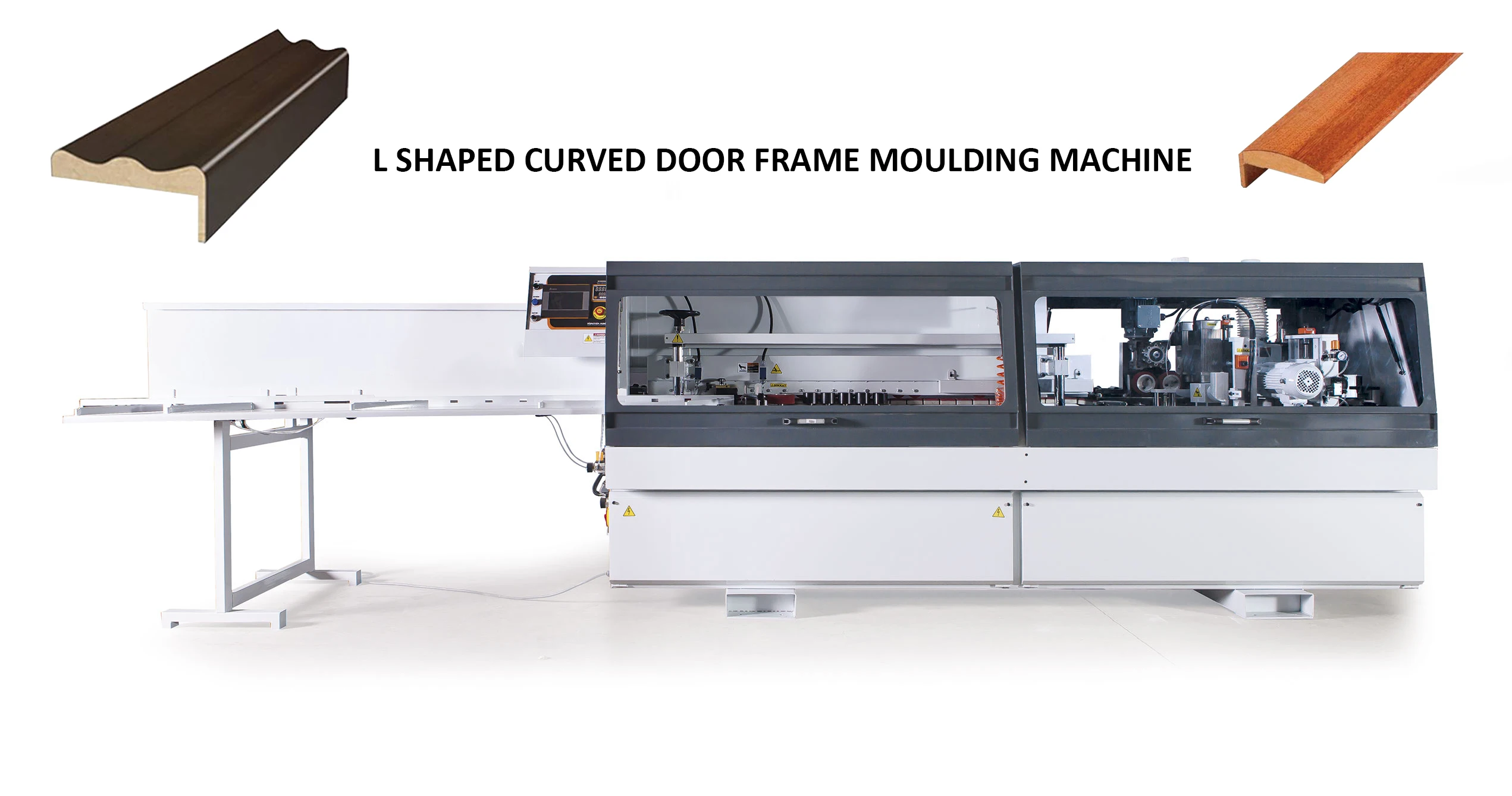 WORLD BEST - L SHAPE DISHED PERVAZ - DOOR FRAME MOULDING MACHINE FOR INTERIOR DOOR MANUFACTURING LMD3520
