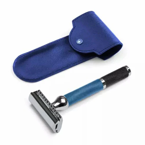 Matte black shaving adjustable brass double edge Safety Razor