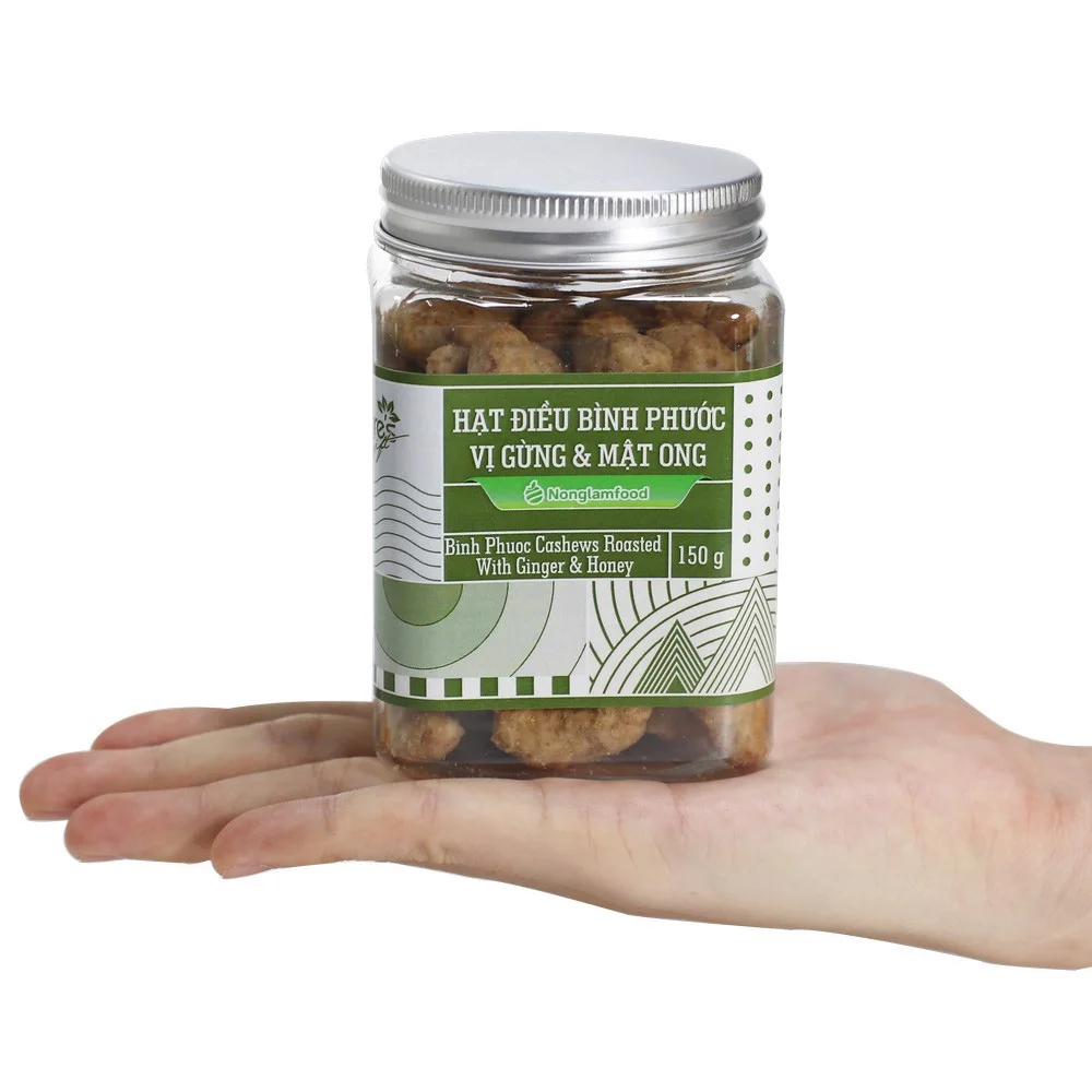 Best Seller 2022| 100% Nature Cashews Roasted With Ginger & Honey In Box 150g Good For Your Heart Rich In Antioxidants