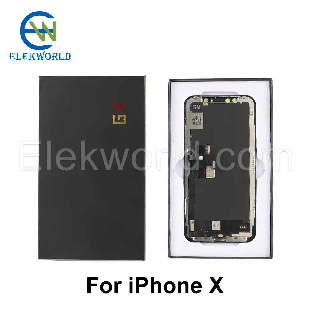 Лидер продаж жесткий ЖК-дисплей GX для iphone X XS MAX 11 pro max OLED сменный экран